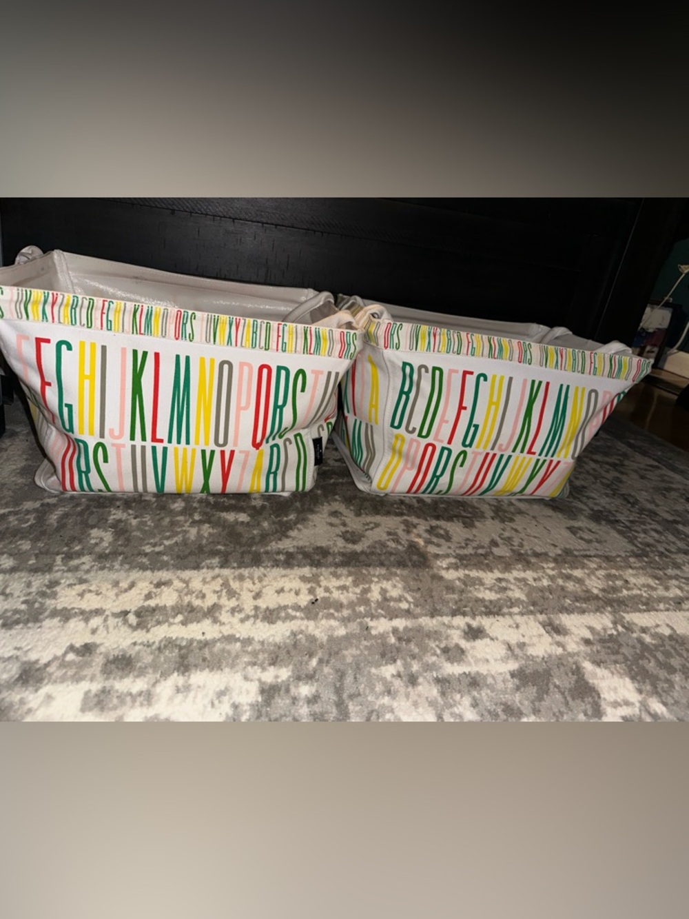 Kate spade baby storage bins